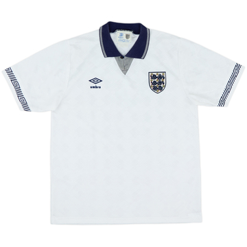 1990-92 England Home Shirt - 9/10 - (M)