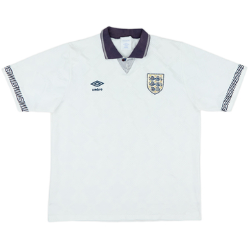 1990-92 England Home Shirt - 7/10 - (L)