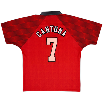 1996-98 Manchester United Home Shirt Cantona #7 - 6/10 - (M)