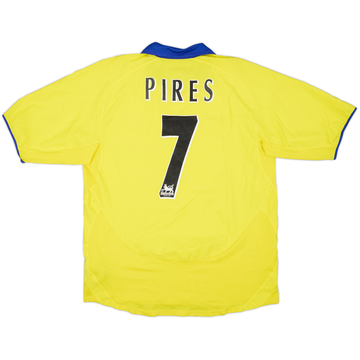 2003-05 Arsenal Away Shirt Pires #7 - 6/10 - (M)