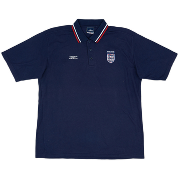 2002-03 England Umbro Polo Shirt - 8/10 - (L)