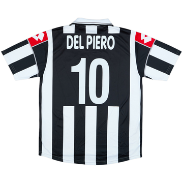 2000-01 Juventus Home Shirt Del Piero #10 - 7/10 - (L)