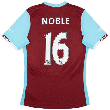 2016-17 West Ham Home Shirt Noble #16 - 6/10 - (S)