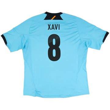2012-14 Spain Away Shirt Xavi #8 - 6/10 - (S)