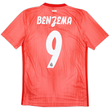 2018-19 Real Madrid Third Shirt Benzema #9 - 10/10 - (XS)