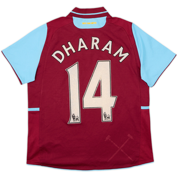 2012-13 West Ham Home Shirt Dharam #14 - 8/10 - (L.Boys)