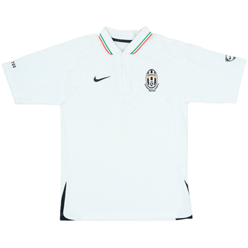2005-06 Juventus Nike 1/4 Zip Polo Shirt - 8/10 - (S)