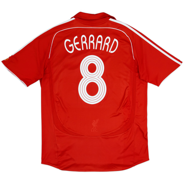 2006-08 Liverpool Camiseta de local Gerrard #8 - 6/10 - (L)