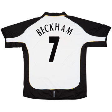 2001-02 Manchester United Centenary Away/Third Shirt Beckham #7 - 5/10 - (XL)