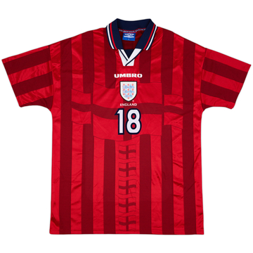 1997-99 England Match Issue Away Shirt #18