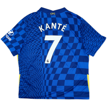 2021-22 Chelsea Home Shirt Kante #7 - 8/10 - (XL)