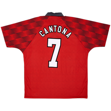 1996-98 Manchester United Home Shirt Cantona #7 - 6/10 - (L)