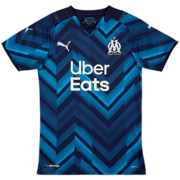 2021-22 Olympique Marseille Puma Training Shirt - 8/10 - (XS)
