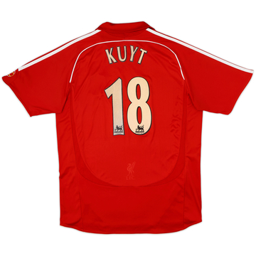 2006-08 Liverpool Home Shirt Kuyt #18 - 5/10 - (L)