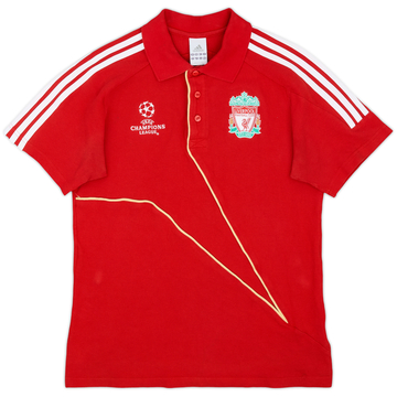 2009-10 Liverpool adidas CL Polo Shirt - 7/10 - (S)