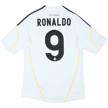 2009-10 Real Madrid Home Shirt Ronaldo #9 - 8/10 - (M)