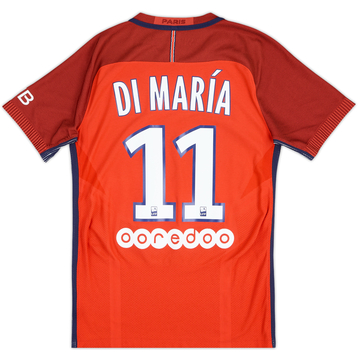 2016-17 Paris Saint-Germain Authentic Away Shirt Di Maria #11 - 7/10 - (S)