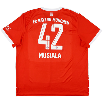 2022-23 Bayern Munich Home Shirt Musiala #42 - 10/10 - (XXL)
