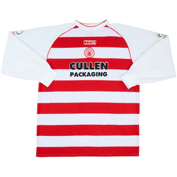 2003-04 Hamilton Academical Match Issue Home L/S Shirt #10