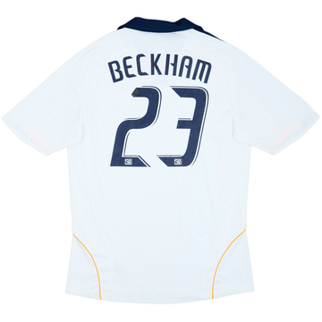 2008-09 LA Galaxy Home Shirt Beckham #23 - 7/10 - (M)