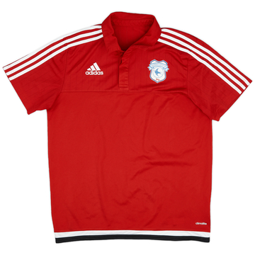 2016-17 Cardiff adidas Polo Shirt - 9/10 - (M)