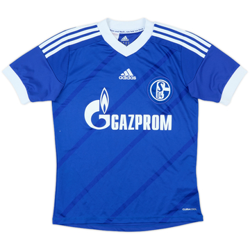 2012-14 Schalke Home Shirt - 8/10 - (L.Boys)