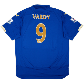 2014-15 Leicester Home Shirt Vardy #9 - 8/10 - (XXL)