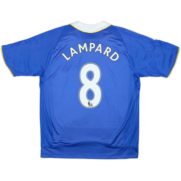 2008-09 Chelsea Home Shirt Lampard #8 - 6/10 - (XL.Boys)