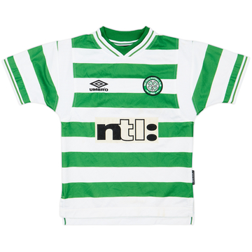 1999-01 Celtic Home Shirt - 7/10 - (S.Boys)