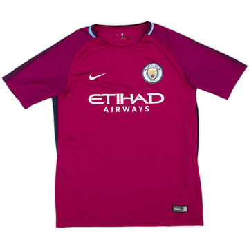 2017-18 Manchester City Away Shirt - 9/10 - (L.Boys)