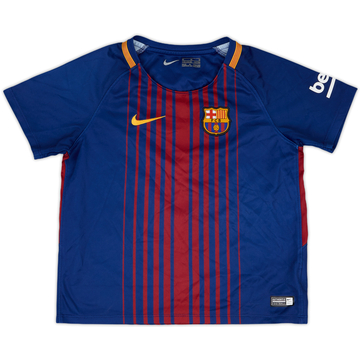2017-18 Barcelona Home Shirt - 7/10 - (5-6 Years)