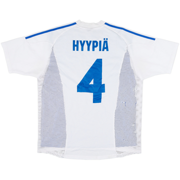 2002-04 Finland Player Issue Home Shirt Hyypia #4 - 5/10 - (XL)