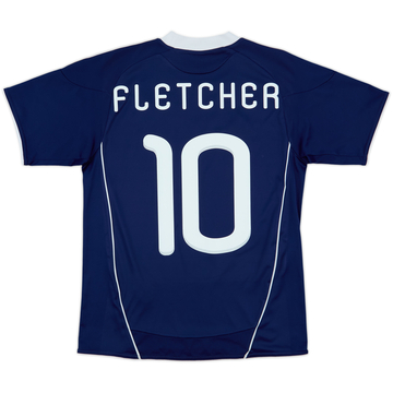 2010-11 Scotland Home Shirt Fletcher #10 - 8/10 - (S)