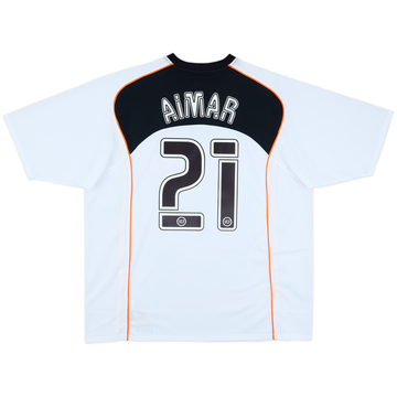 2004-05 Valencia Basic Home Shirt Aimar #21 - 10/10 - (XL)