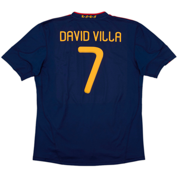 2010-11 Spain Away Shirt David Villa #7 - 8/10 - (XL)