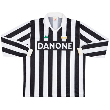 1992-94 Juventus Home L/S Shirt - 8/10 - (XL)