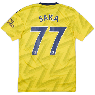 2019-20 Arsenal Away Shirt Saka #77 - 7/10 - (S)