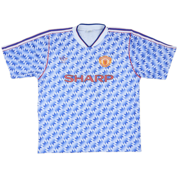 1990-92 Manchester United Away Shirt - 5/10 - (L/XL)
