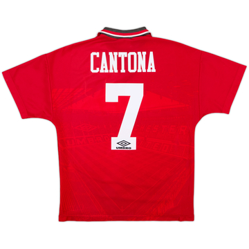 1994-96 Manchester United Home Shirt Cantona #7 - 6/10 - (M)