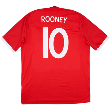 2010-11 England Away Shirt Rooney #10 - 8/10 - (L)
