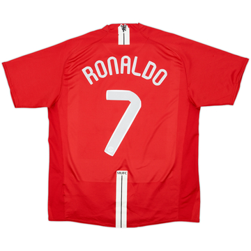 2007-09 Manchester United Home Shirt Ronaldo #7 - 6/10 - (L)