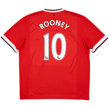 2014-15 Manchester United Home Shirt Rooney #10 - 6/10 - (XL)