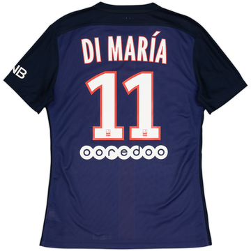 2016-17 Paris Saint-Germain Authentic Home Shirt Di Maria #11 - 10/10 - (M)