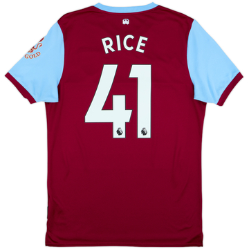 2019-20 West Ham Home Shirt Rice #41 - 10/10 - (M)