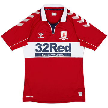 2020-21 Middlesbrough Home Shirt - 8/10 - (S)
