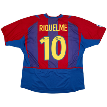 2002-03 Barcelona Home Shirt Riquelme #10 - 6/10 - (XL)