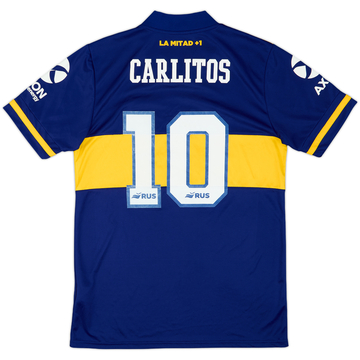 2020-21 Boca Juniors Home Shirt Carlitos #10 - 6/10 - (M)