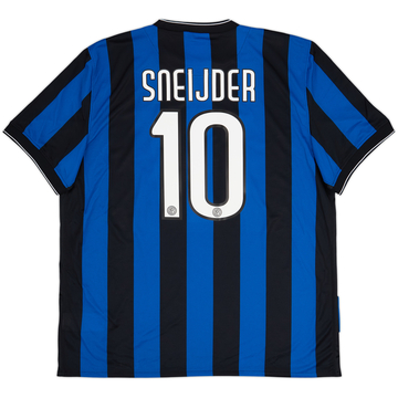 Camiseta de local del Inter Milan 2009-10 Sneijder #10 (XXL)