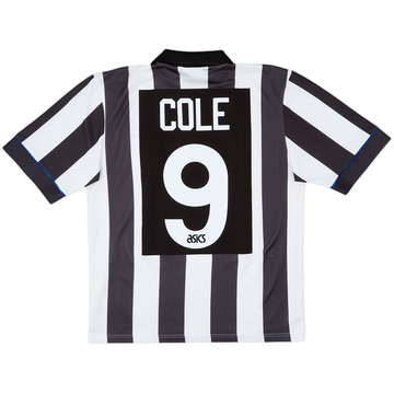 1993-95 Newcastle Home Shirt Cole #9 - 8/10 - (M)