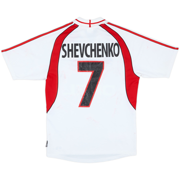 2000-02 AC Milan Away Shirt Schevchenko #7 - 4/10 - (S)